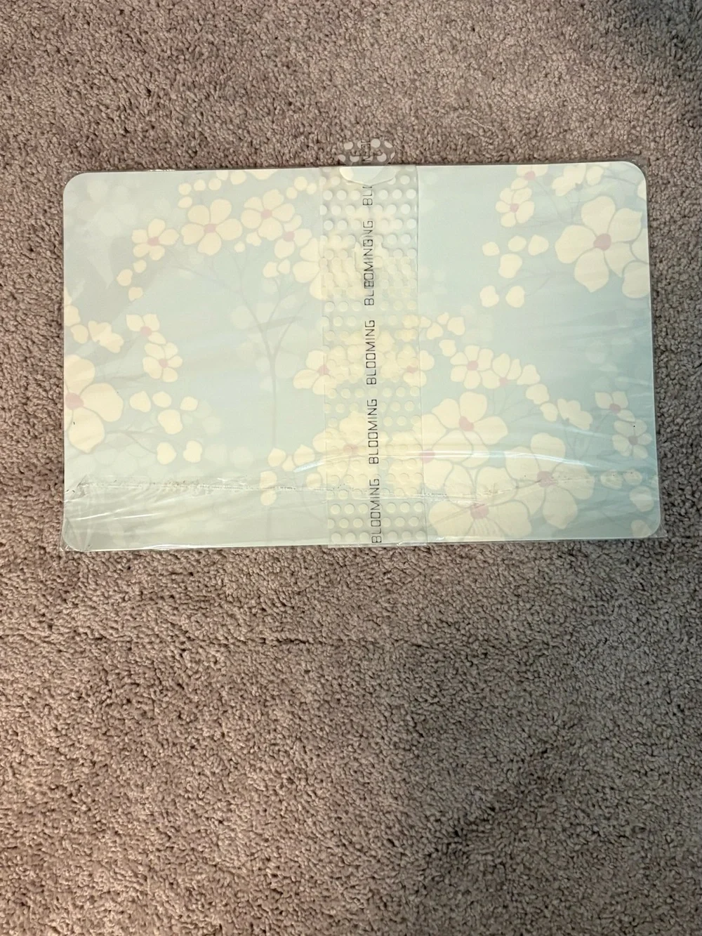 (6) New In Packaging Plastic Cherry Blossom design placemats and coasters